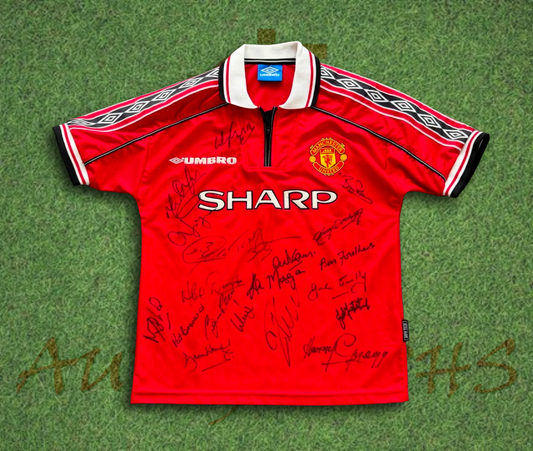 Manchester United Football Club Legends Signed 1999 Home Shirt 
