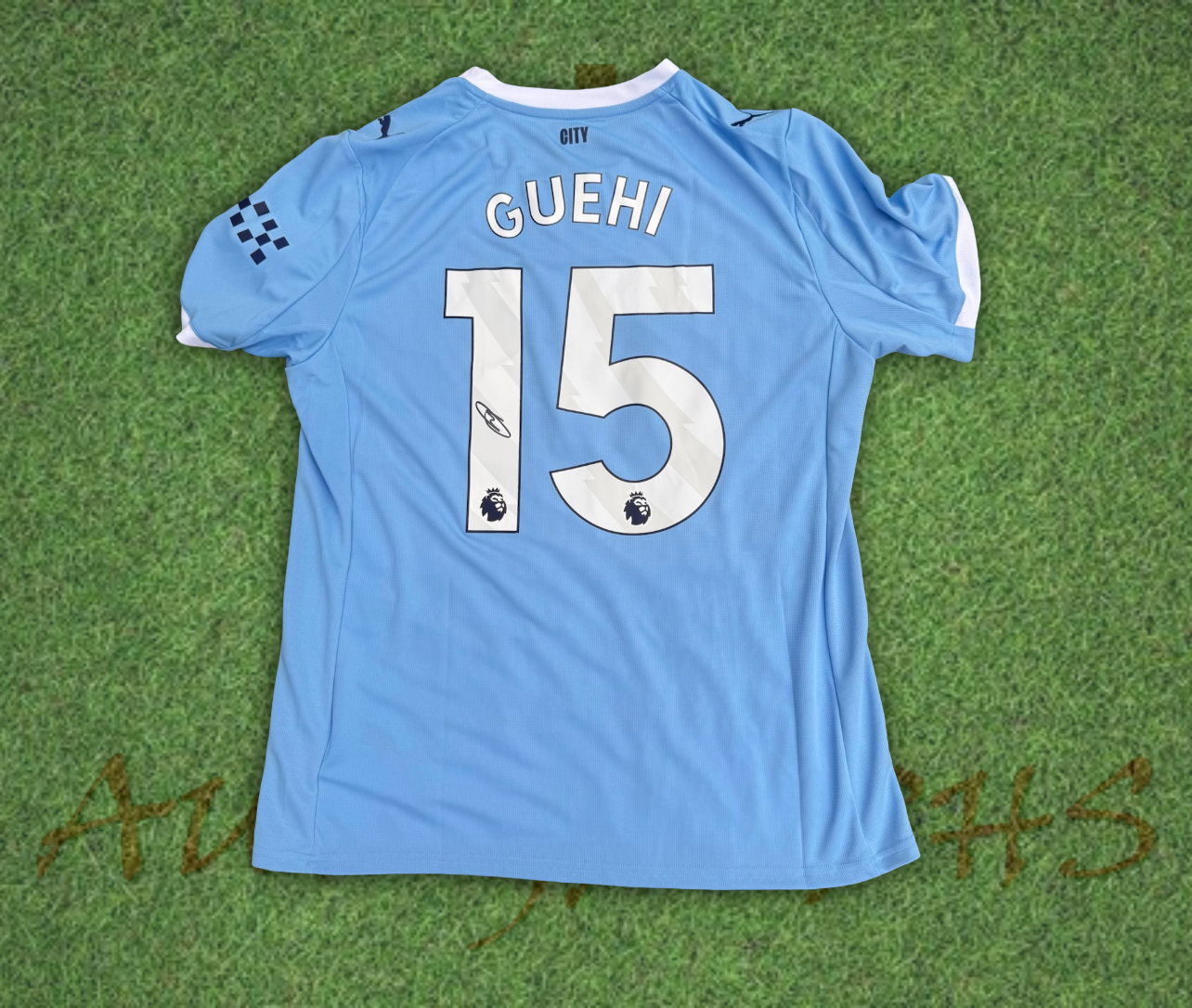 Marc Guehi Manchester City Football Club Signed 2025/26 Home Shirt