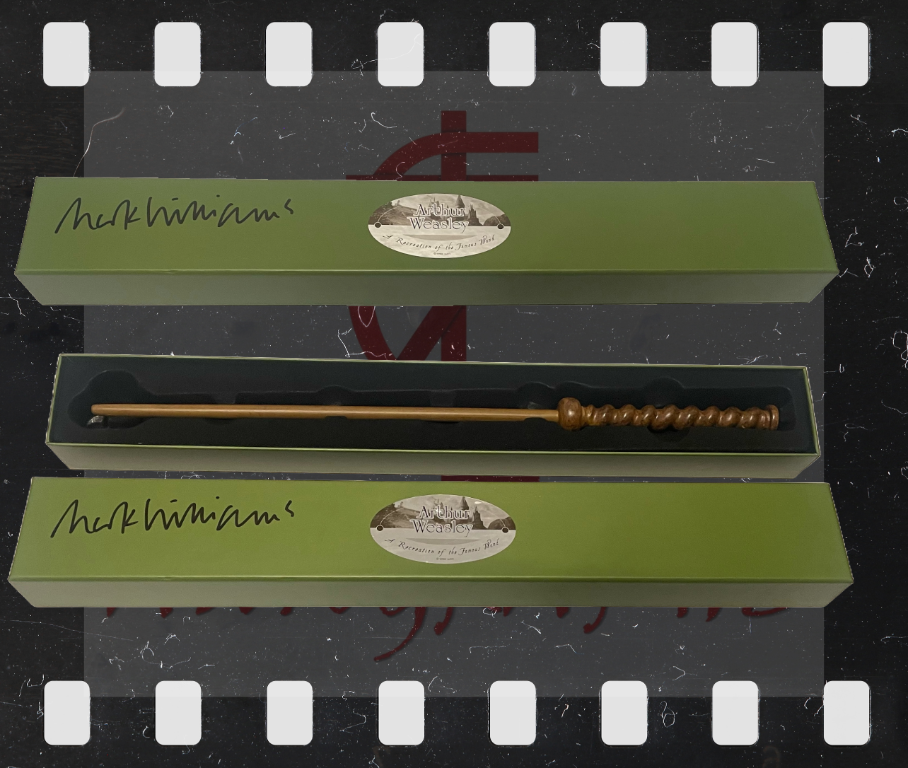 Mark Williams “Arthur Weasley” in Harry Potter Signed Character Wand-Signed Wand-ZCL Autographs-ZCL Autographs