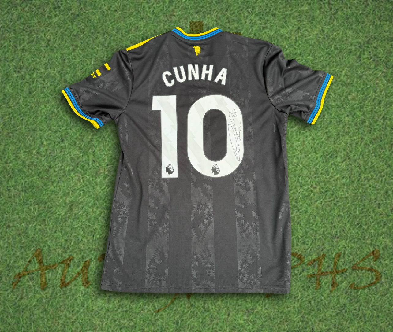 Matheus Cunha Signed Manchester United Football Club 2025/26 Away Shirt