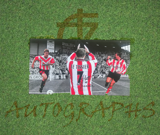 Matt Le Tissier Signed Southampton Football Club Canvas 18x10-ZCL Autographs-ZCL Autographs
