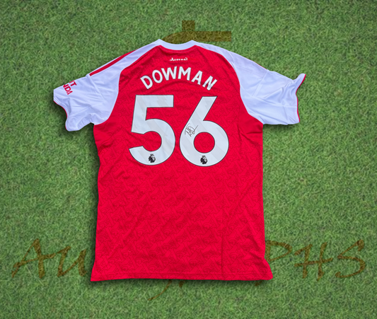 Max Dowman Signed Arsenal Football Club 2025/26 Home Shirt  Xl