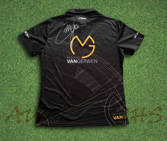 Michael Van Gerwen Signed Darts Shirt back