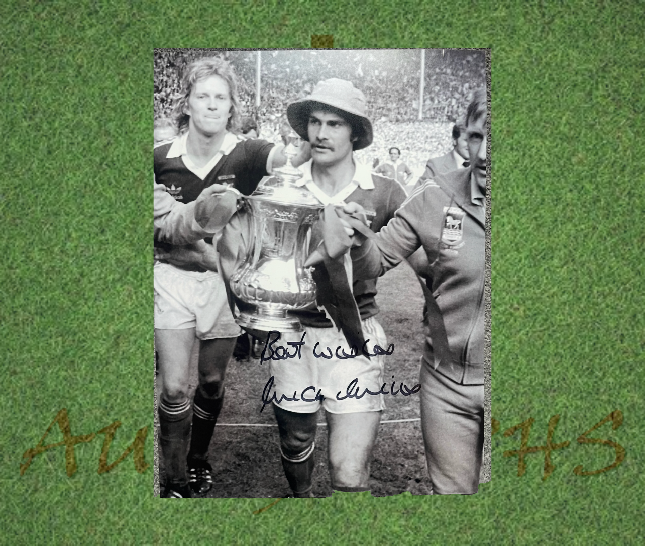 Mick Mills Signed 16x12 Ipswich Town Football Club Photo-Signed Photo-ZCL Autographs-ZCL Autographs