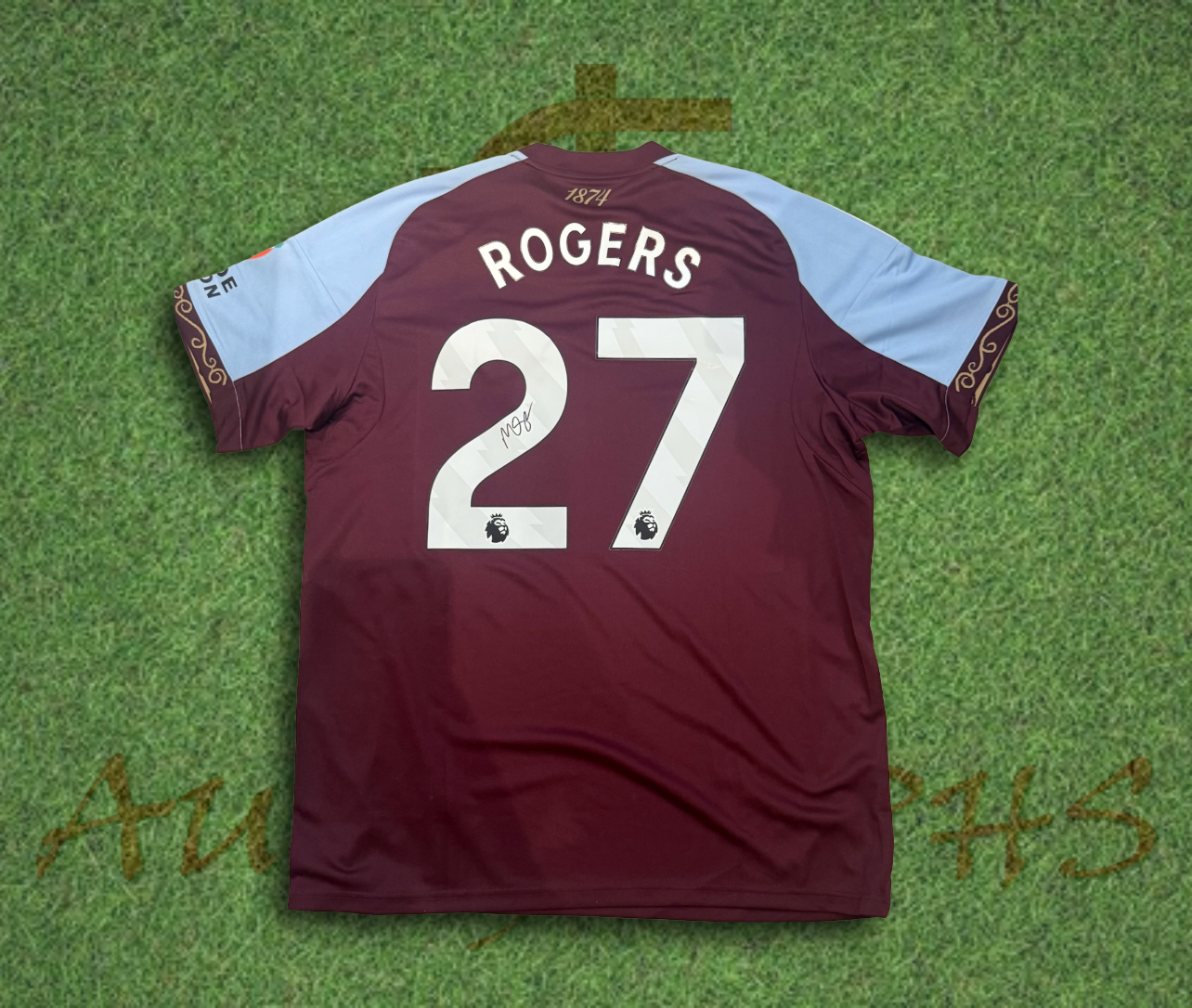 Morgan Rogers Signed Aston Villa Football 2025/26 Home Shirt XL