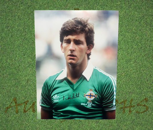 Norman Whiteside Signed 16x12 Northern Ireland Football Photo-Signed Photo-ZCL Autographs-ZCL Autographs