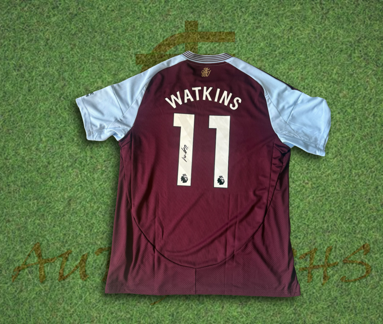 Ollie Watkins Signed Aston Villa Football 2024/25 Home Shirt 2