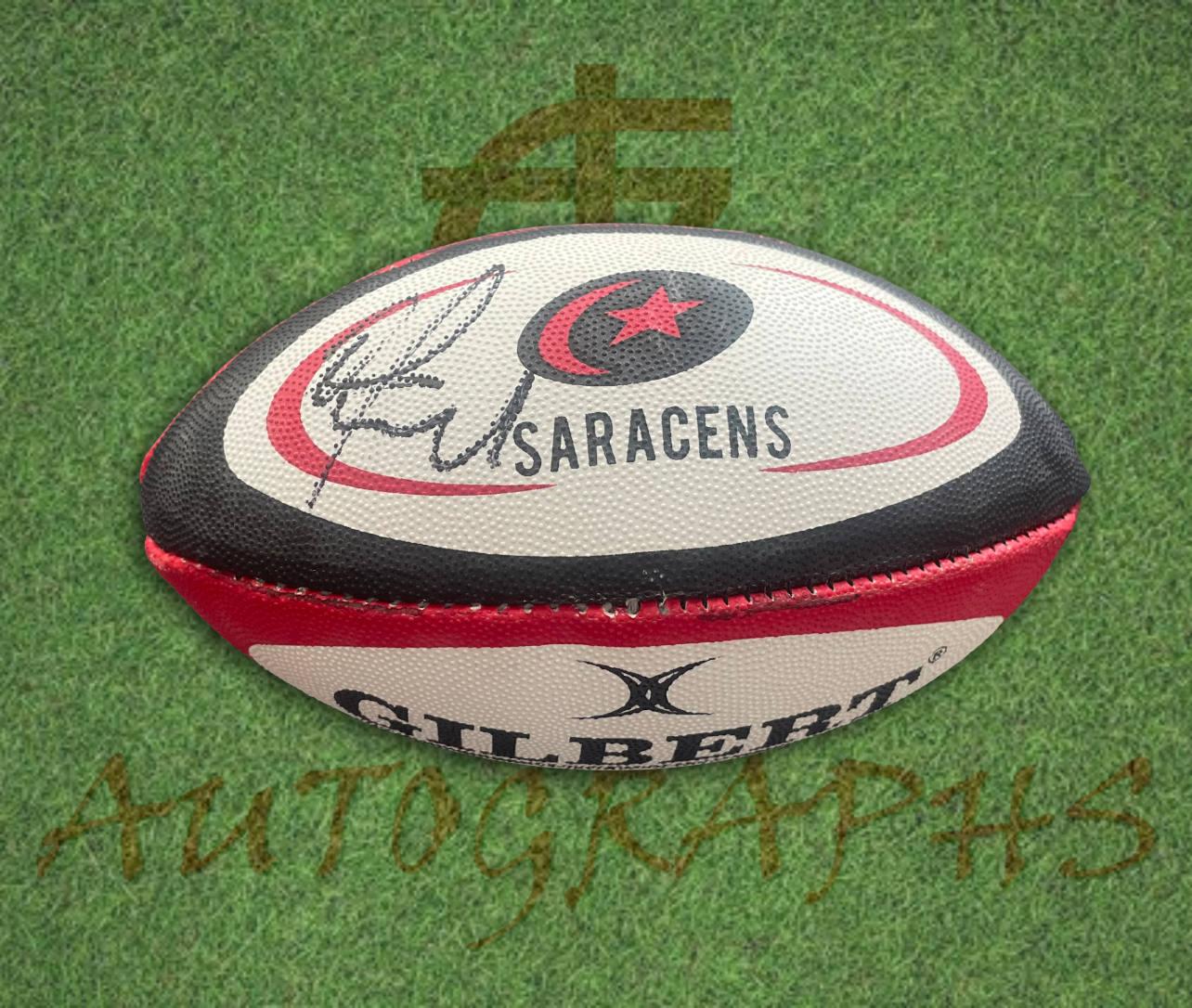 Owen Farrell Signed Saracens Rugby Mini Ball-Signed Ball-ZCL Autographs-ZCL Autographs