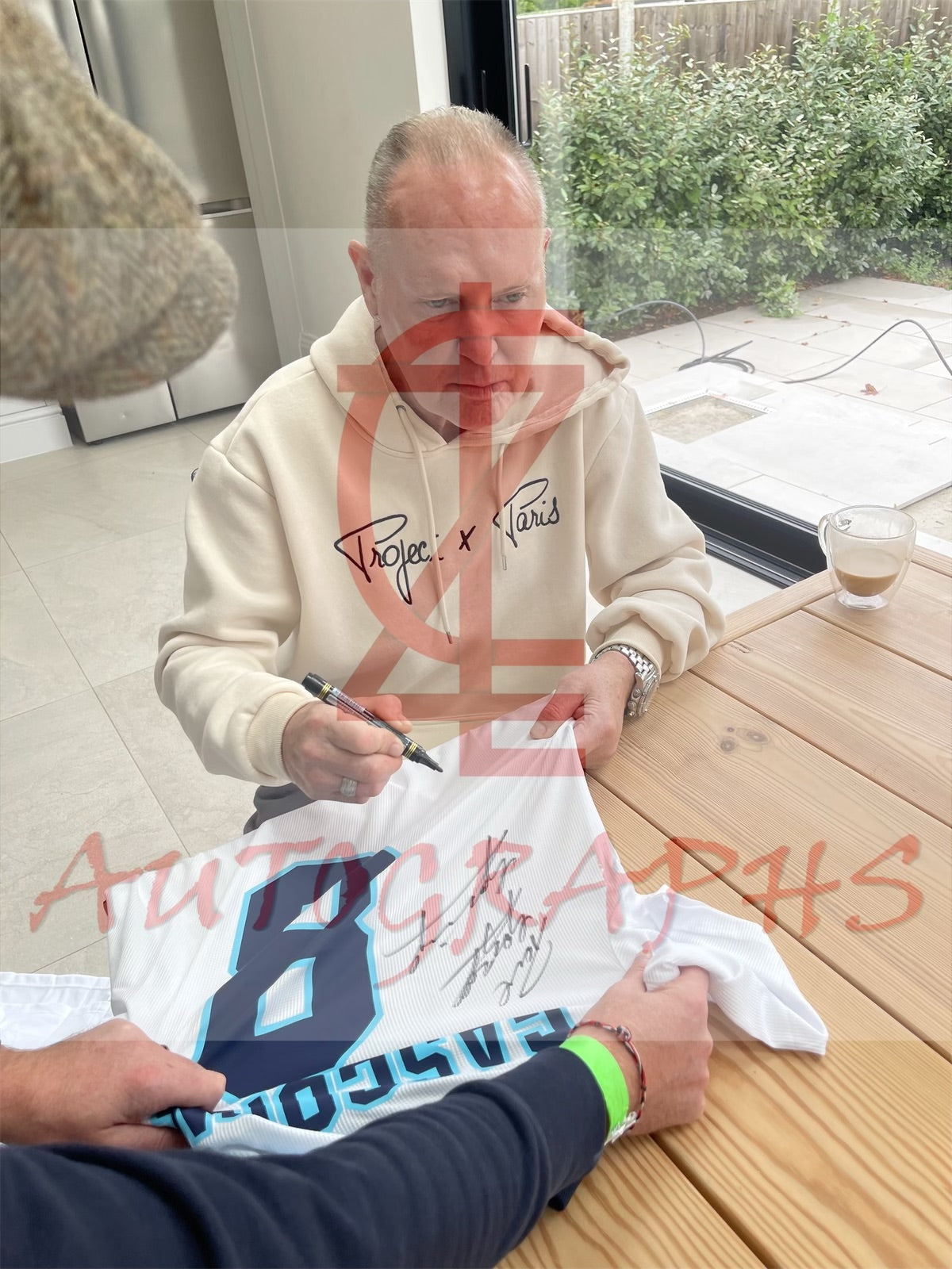 Paul Gazza Gascoigne Signed England Football Signed Euro 96 1996 Home Shirt-Signed Shirt-ZCL Autographs-ZCL Autographs