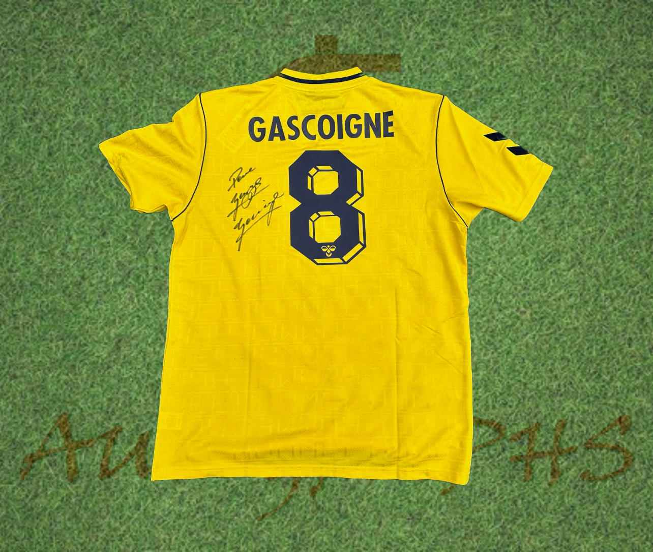 Paul Gazza Gascoigne Signed Tottenham Hotspur Football Club Signed 1988/90 Shirt-Signed Shirt-ZCL Autographs-ZCL Autographs