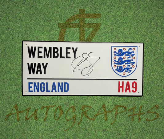 Paul Ince Signed England Football Wembley Way Street Sign-Signed Street Sign-ZCL Autographs-ZCL Autographs