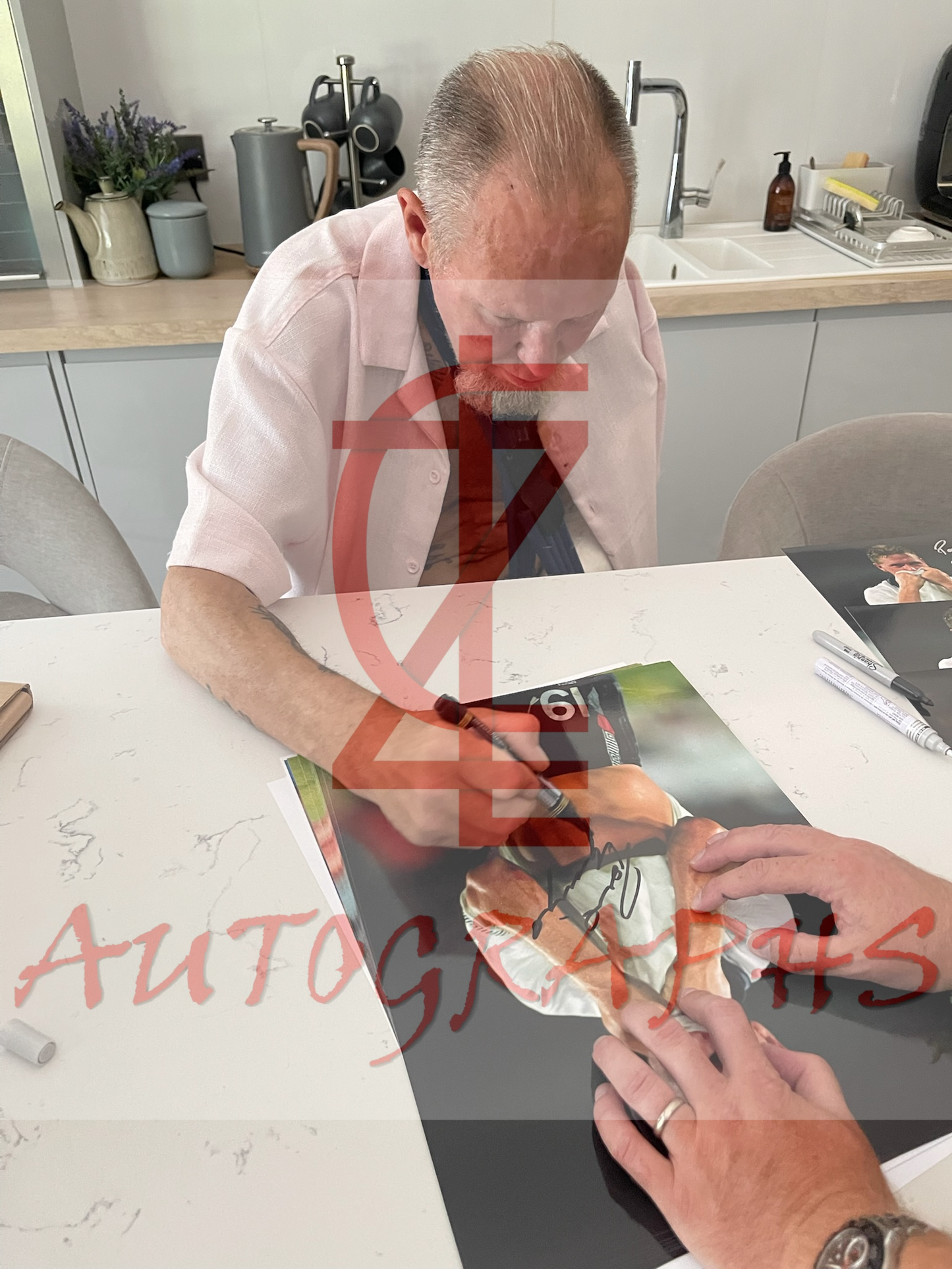 Paul Gascoigne Signed 16x12 England Football Italia 90 Tears Photo Proof Black 3