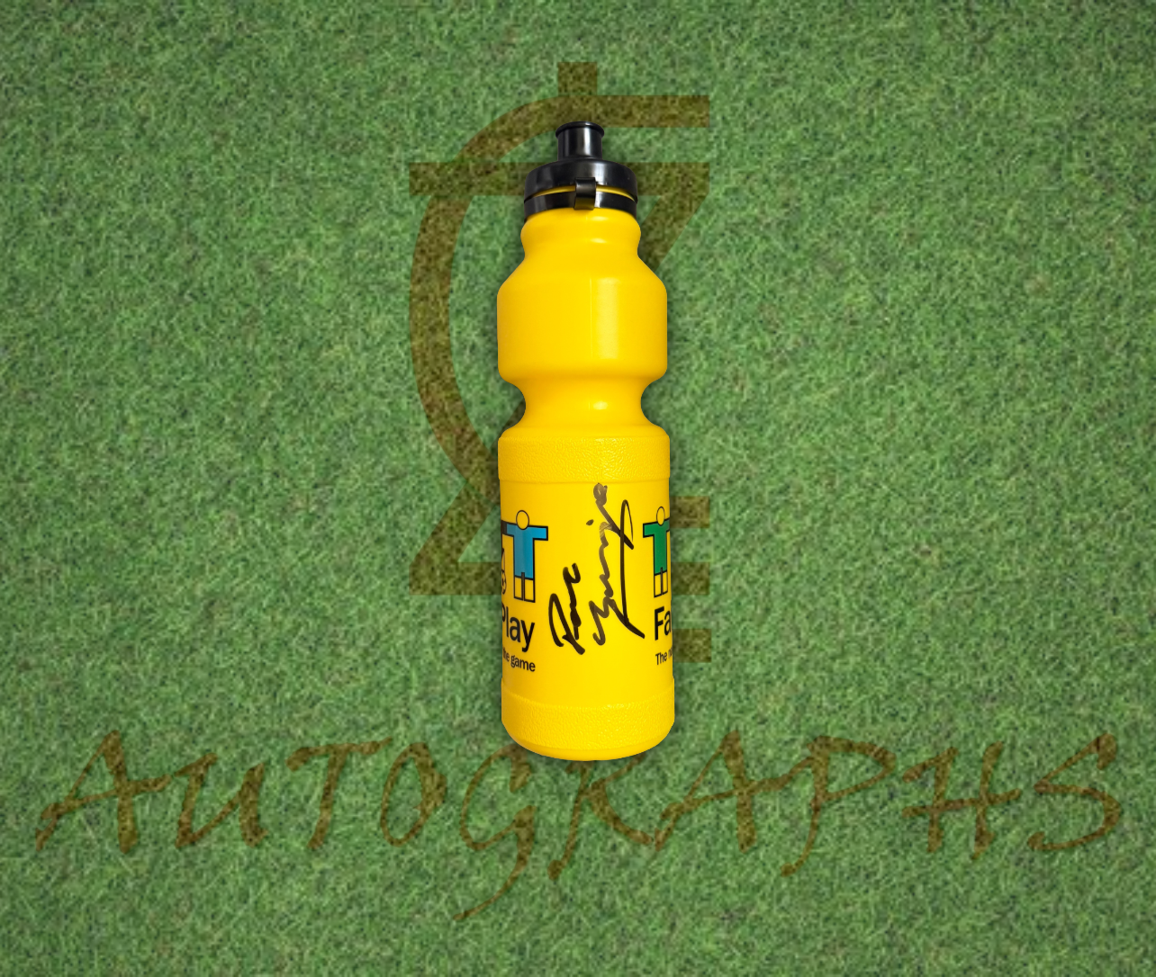 Paul Gascoigne Signed England Euro 1996 Water Bottle