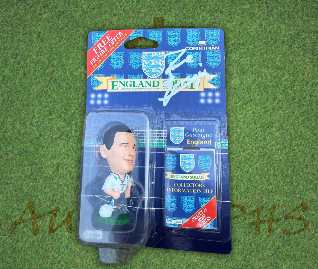 Paul Gazza Gascoigne Signed Corinthian Figure England 1996