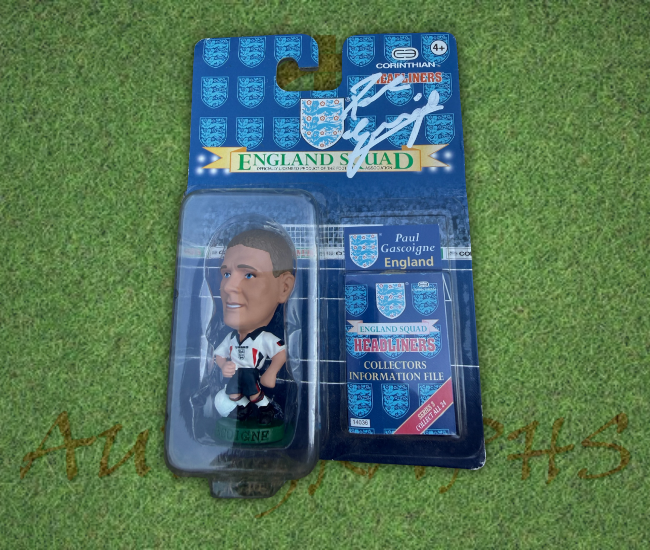 Paul Gazza Gascoigne Signed Corinthian Figure England 1998