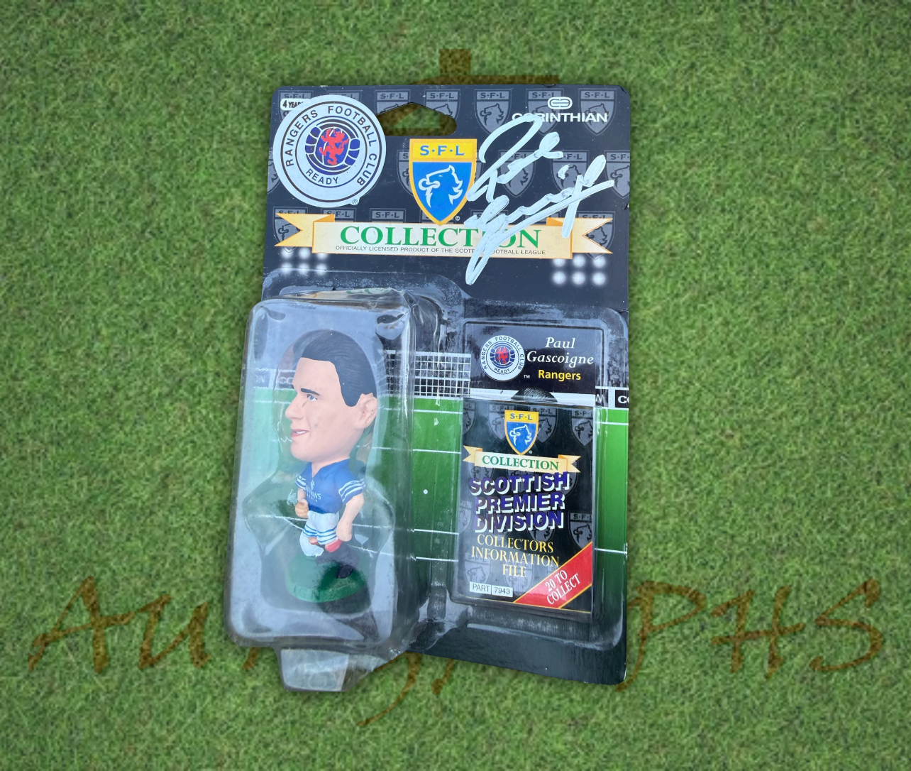 Paul Gazza Gascoigne Signed Corinthian Figure Rangers