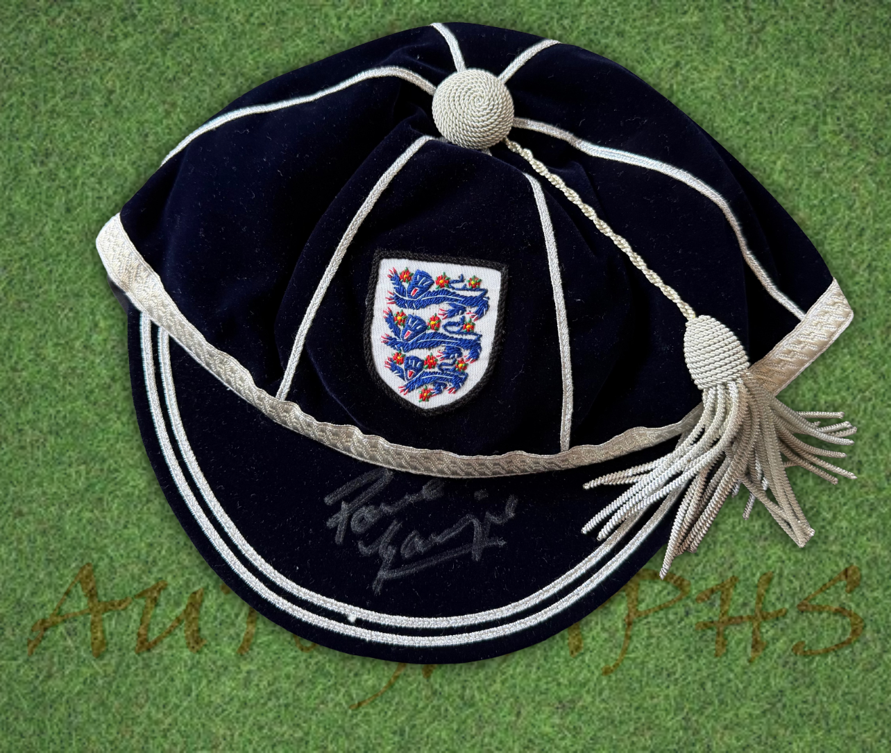 Paul Gazza Gascoigne Signed England Football Cap 