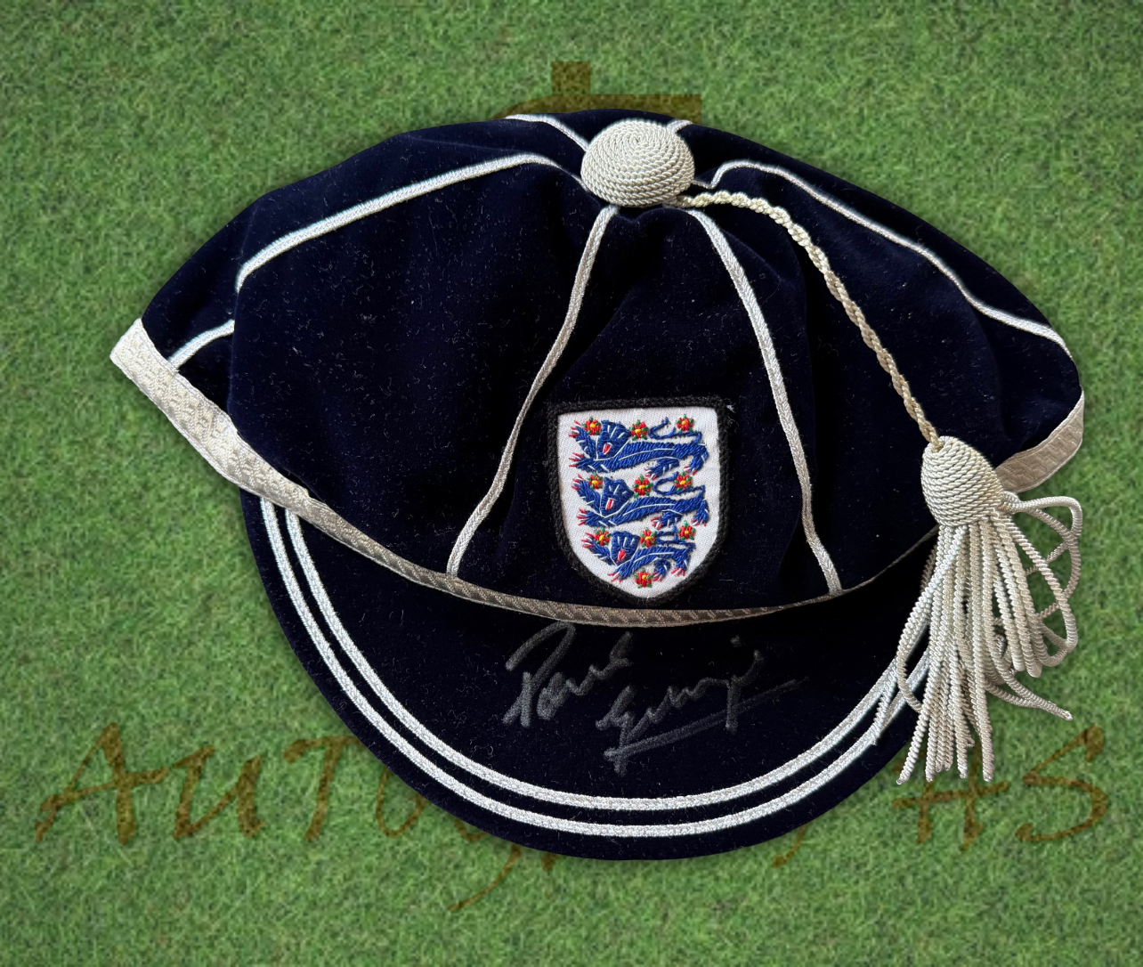 Paul Gazza Gascoigne Signed England Football Cap 2