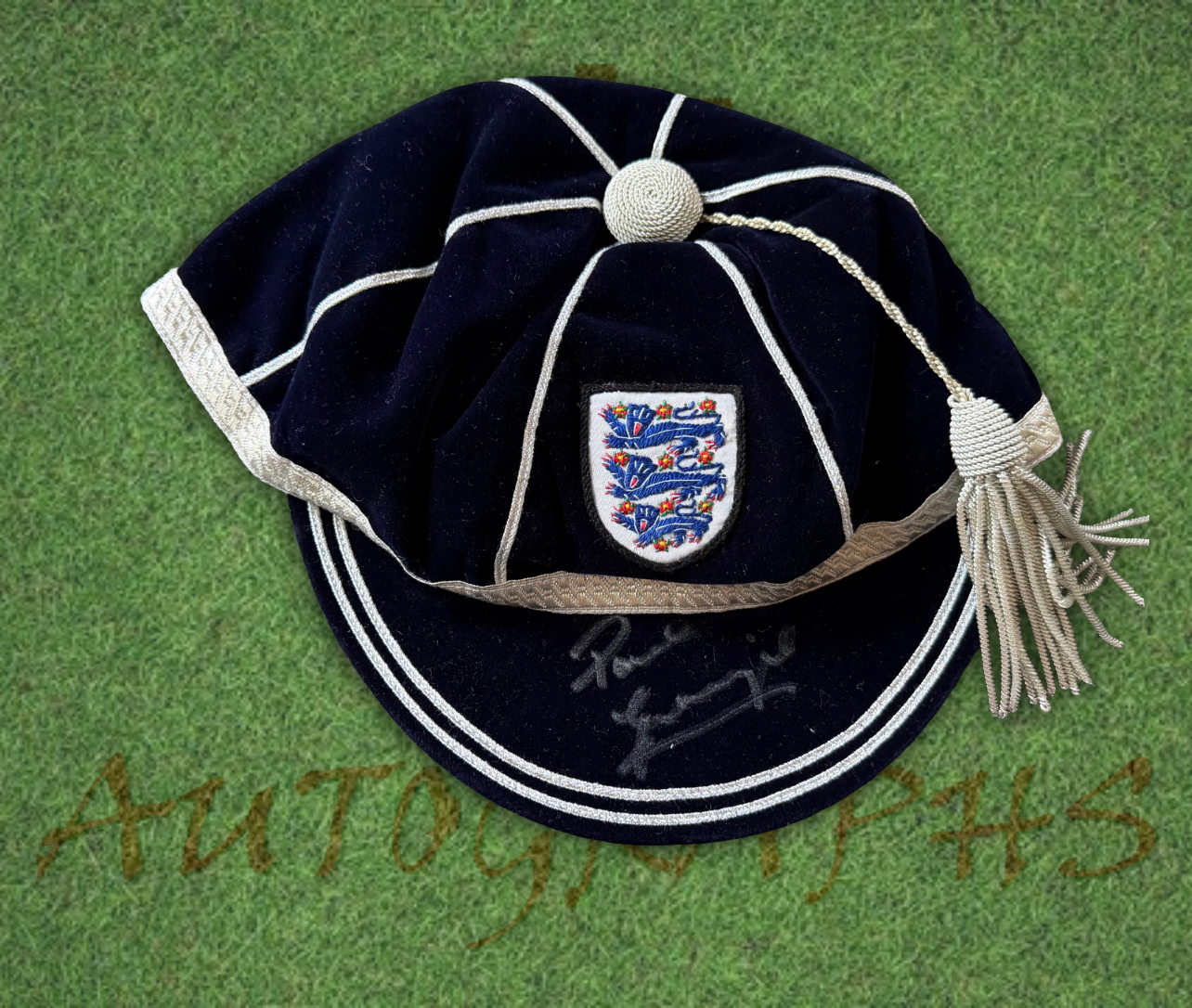 Paul Gazza Gascoigne Signed England Football Cap 4