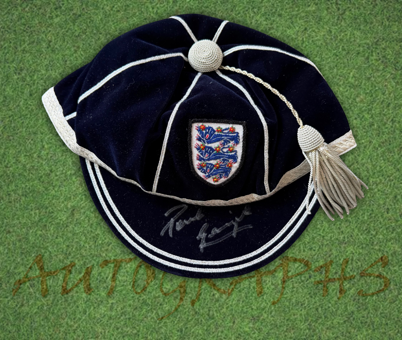 Paul Gazza Gascoigne Signed England Football Cap 5