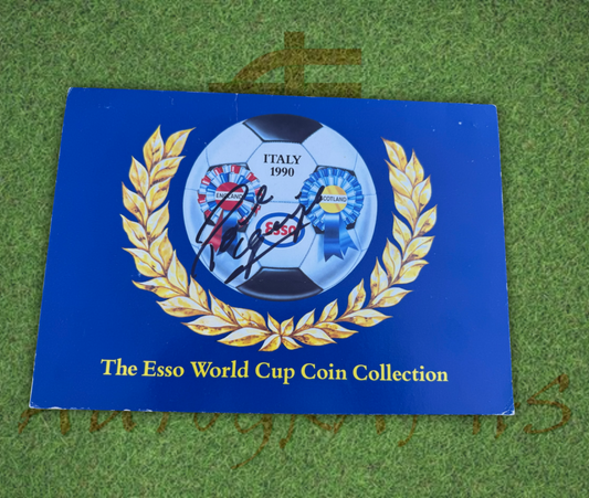 Paul Gazza Gascoigne Signed England Italia 1990 Coinset