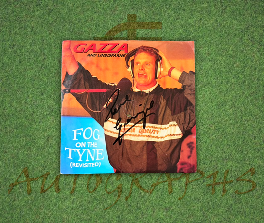 Paul Gazza Gascoigne Signed Fog On The Tyne 7” Vinyl