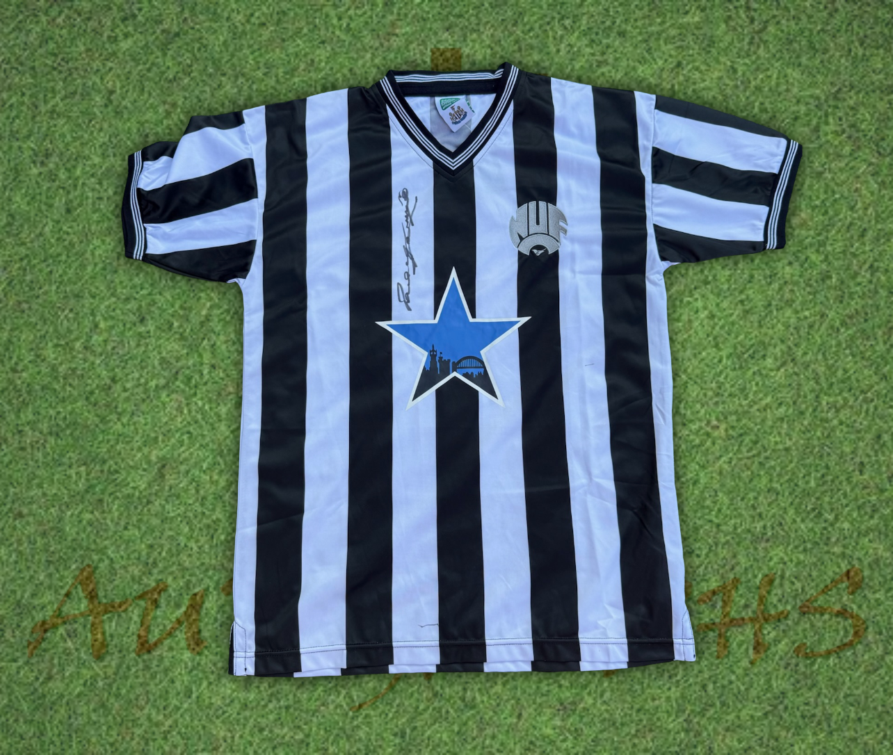 Paul Gazza Gascoigne Signed Newcastle United Football Club 1984 Shirt 1