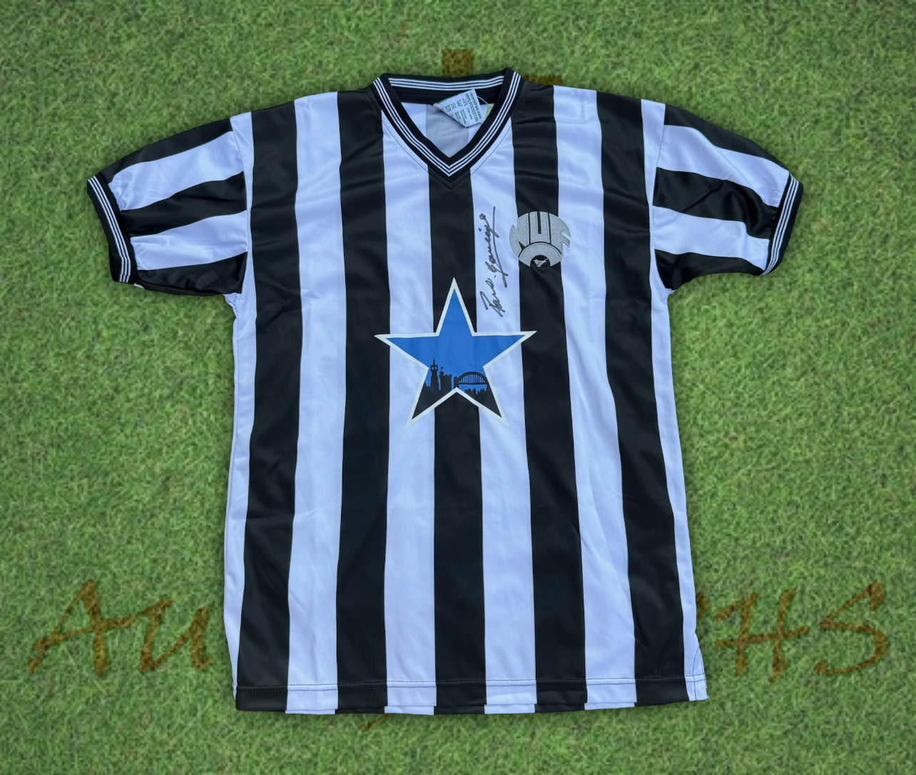 Paul Gazza Gascoigne Signed Newcastle United Football Club 1984 Shirt 2