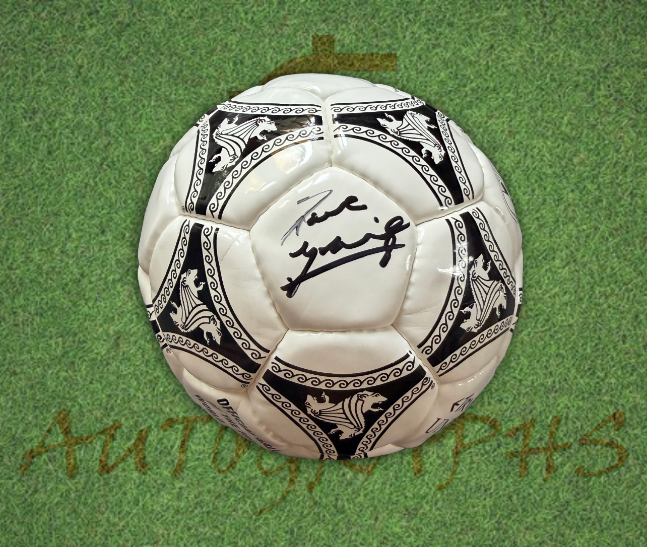 Paul Gazza Gascoigne Signed World Cup Italia 90 Football 2