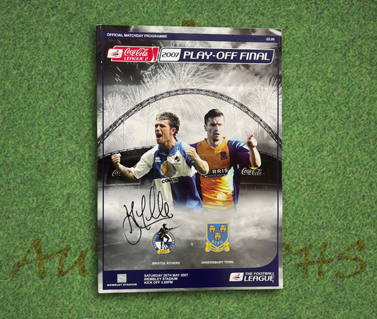 Paul Trollope Signed Bristol Rovers Football Club Programme