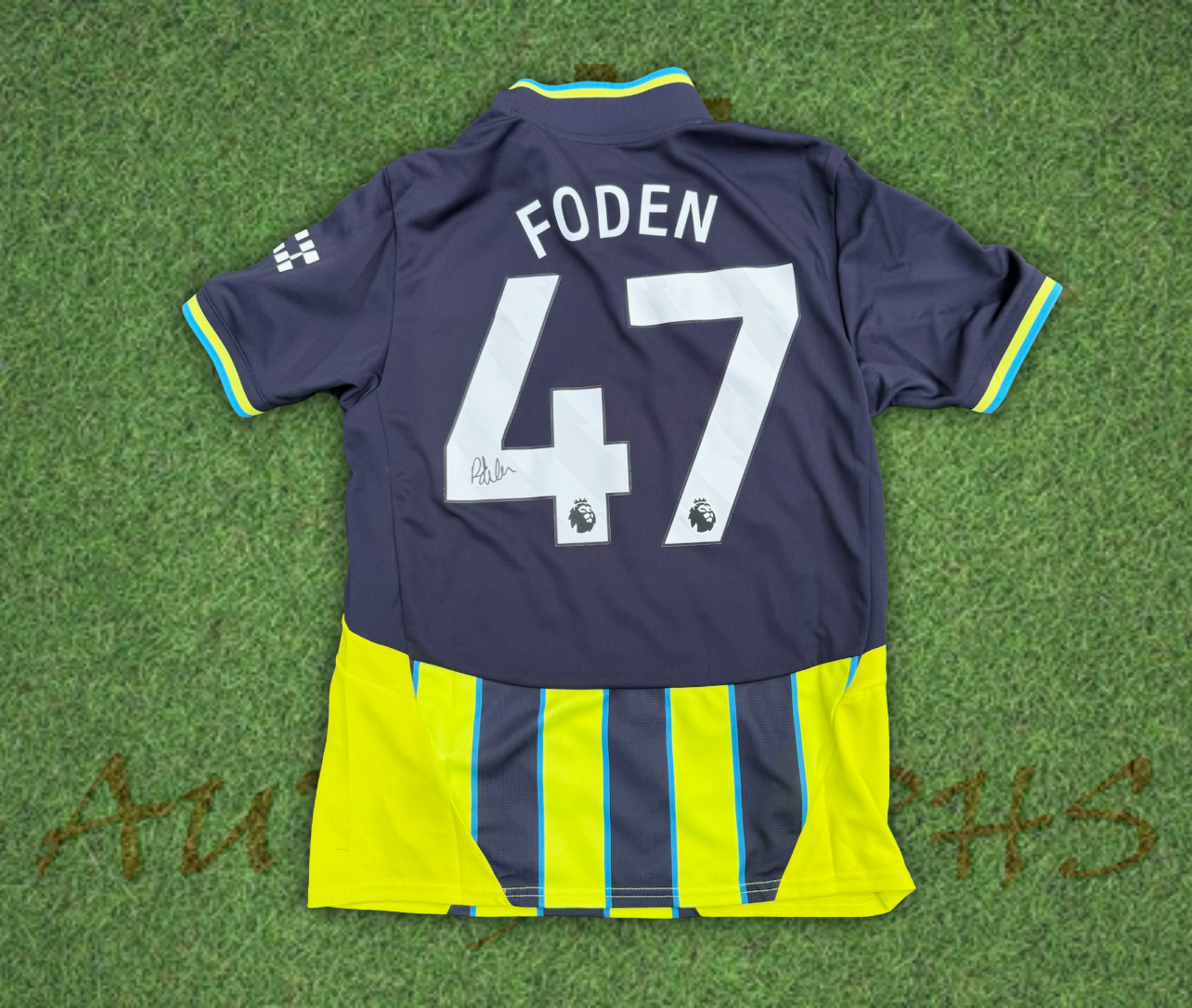 Phil Foden Manchester City Football Club 2024/25 away shirt