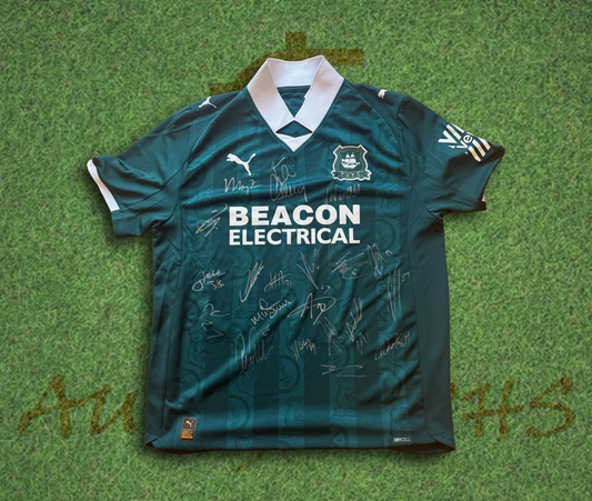 Plymouth Argyle Signed 2025/26 Home Football Shirt