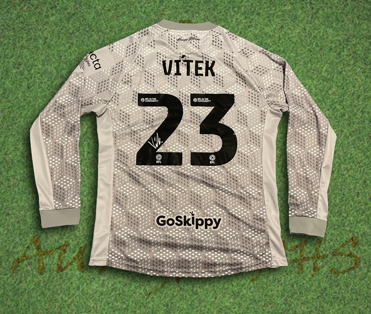 Radek Vitek Signed Bristol City Football Club 2025/26 Goalkeeper Shirt-Signed Shirt-ZCL Autographs-Large-ZCL Autographs