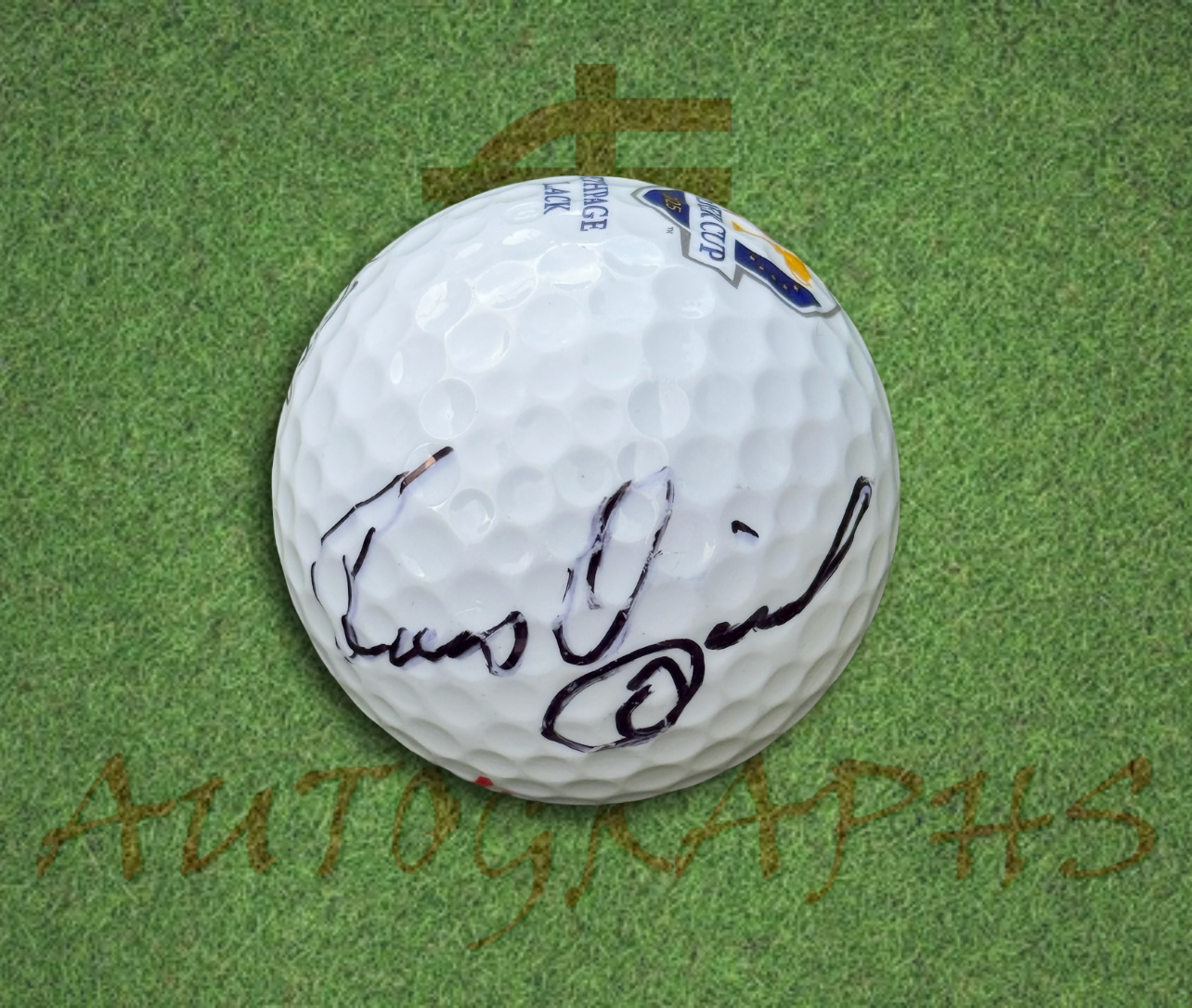 Rasmus Hojgaard Signed Ryder Cup 2025 Golf Ball-ZCL Autographs-ZCL Autographs