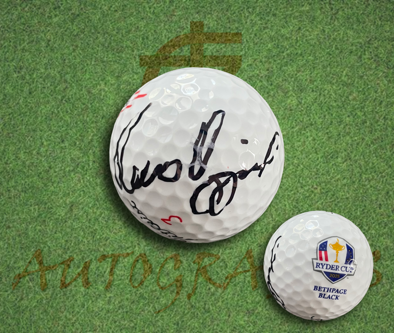 Rasmus Hojgaard Signed Ryder Cup 2025 Golf Ball-ZCL Autographs-ZCL Autographs
