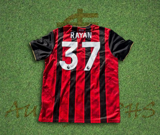 Rayan AFC Bournemouth Football Club Signed 2025/26 Home Shirt