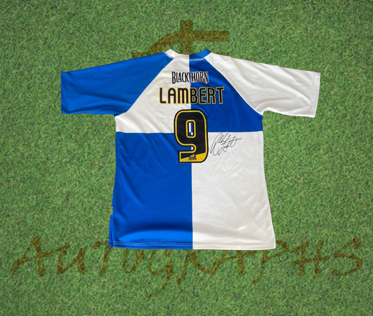 Rickie Lambert Signed Bristol Rovers 2007/08 Home Shirt-Signed Shirt-ZCL Autographs-ZCL Autographs