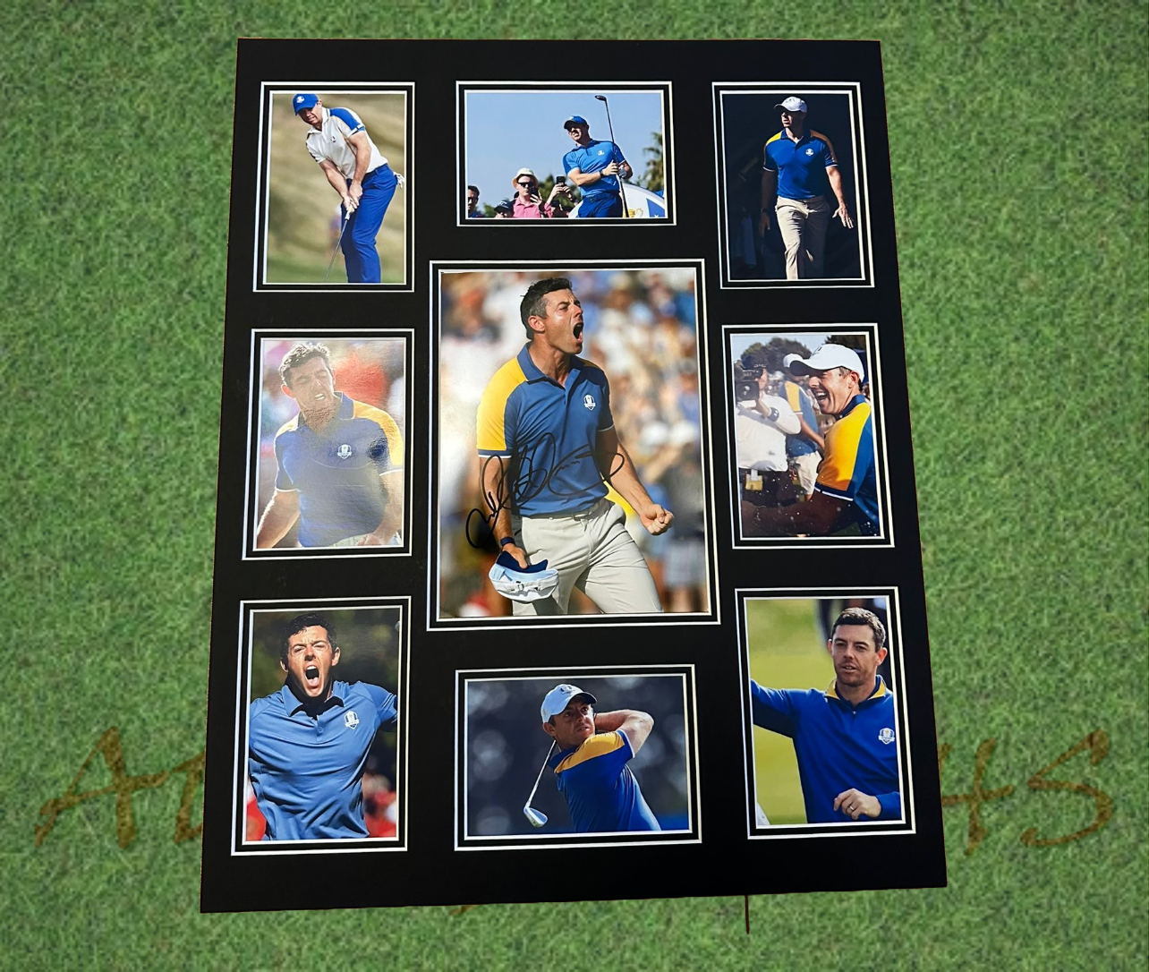 Rory Mcilroy Signed Golf Presentation Display Mount-Signed Golf Presentation Display-ZCL Autographs-ZCL Autographs