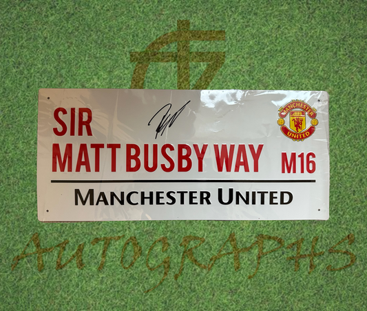 Ruben Amorim Signed Manchester United Street Sign-Signed Street Sign-ZCL Autographs-ZCL Autographs