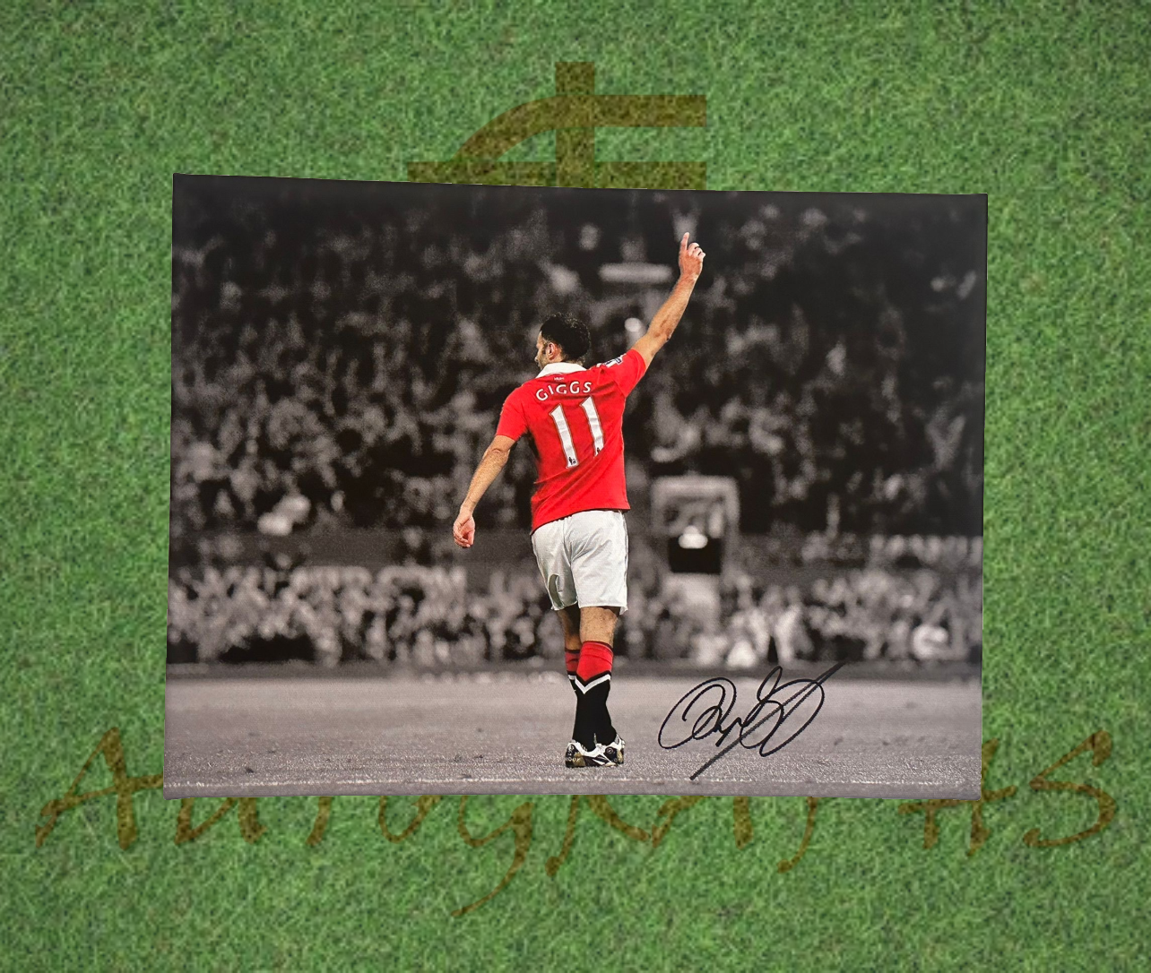Ryan Giggs Signed Manchester United Iconic Canvas 16x12-ZCL Autographs-ZCL Autographs