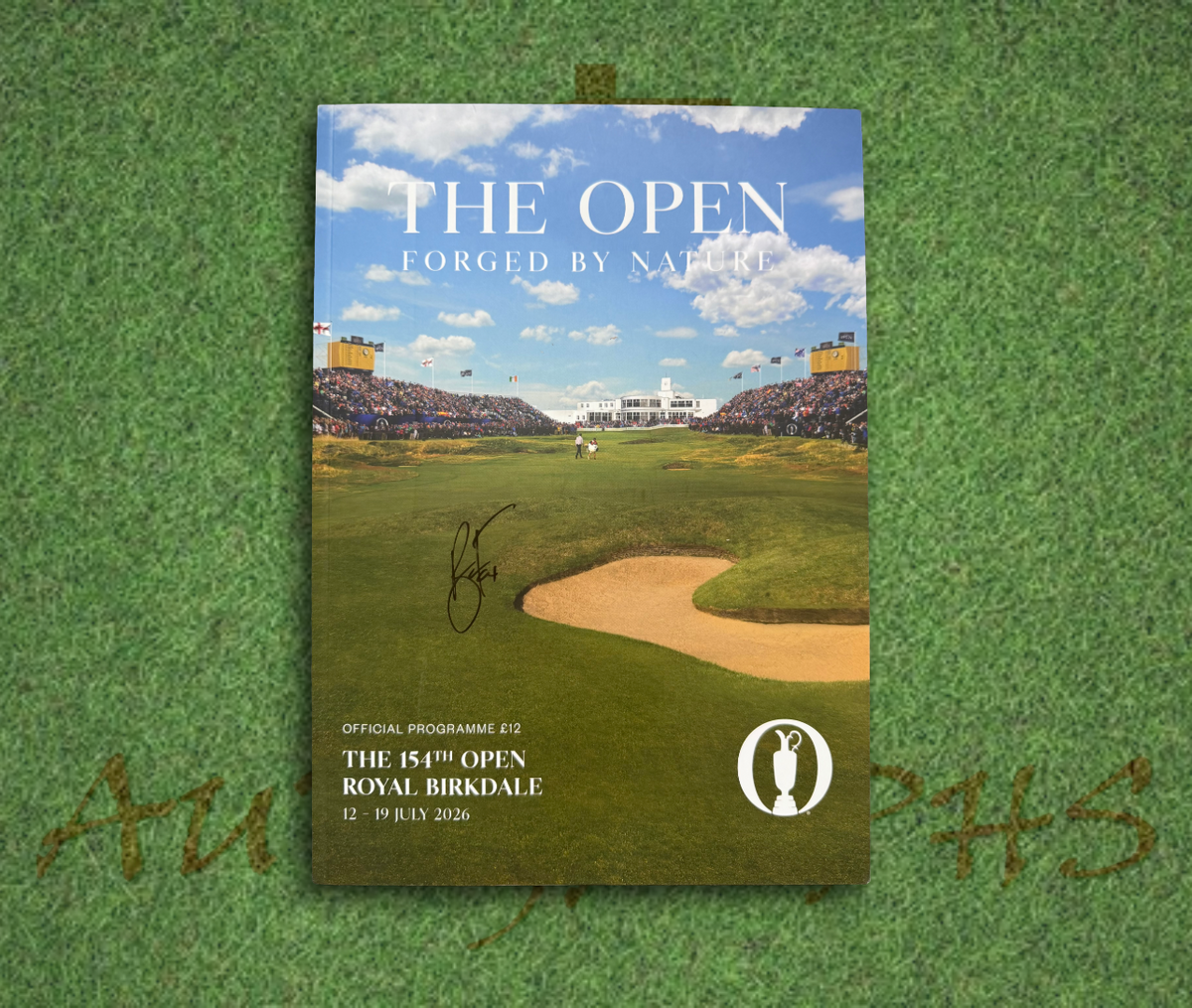 Ryan Fox Signed The Open Golf 2026 Programme 1
