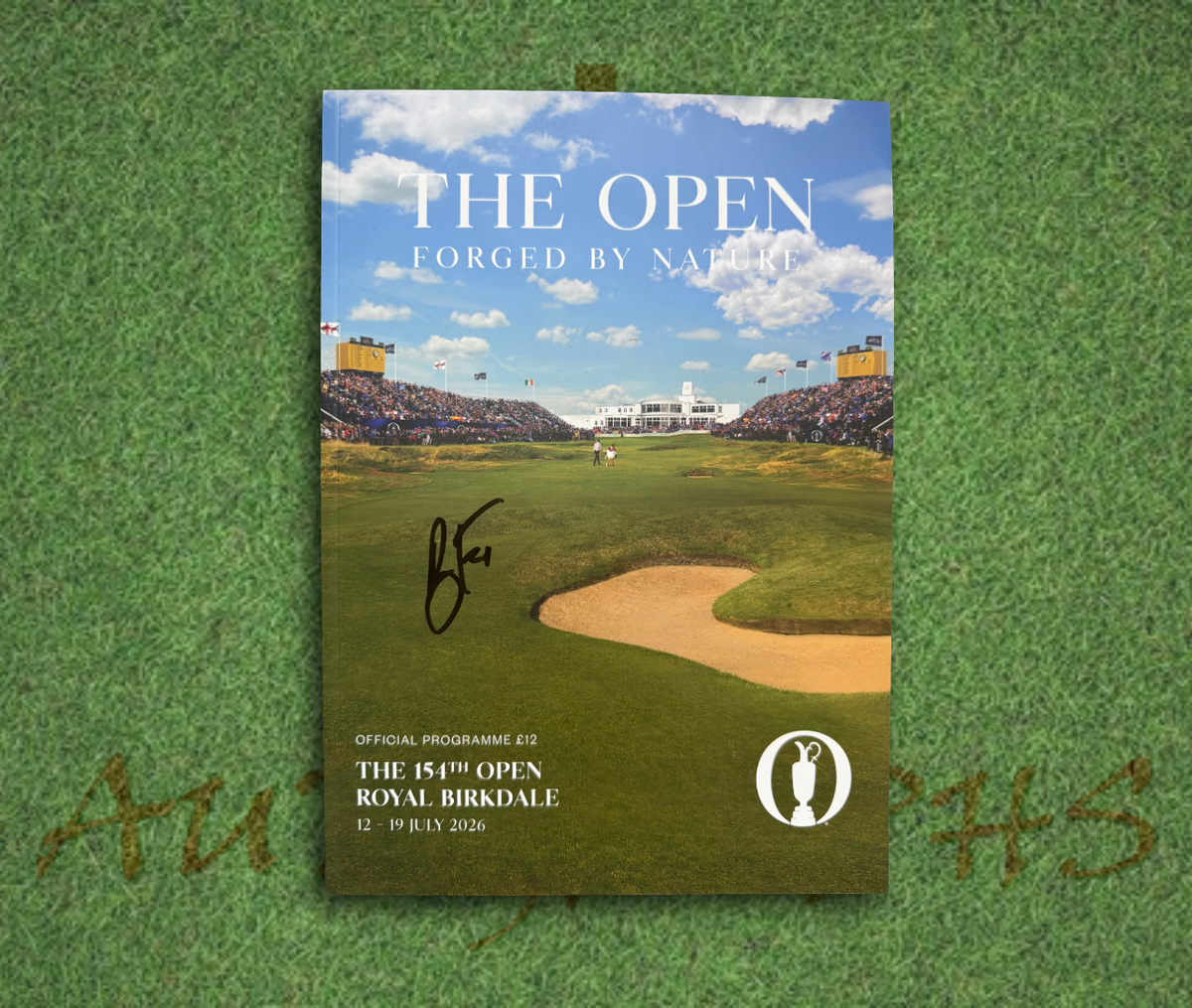 Ryan Fox Signed The Open Golf 2026 Programme 4