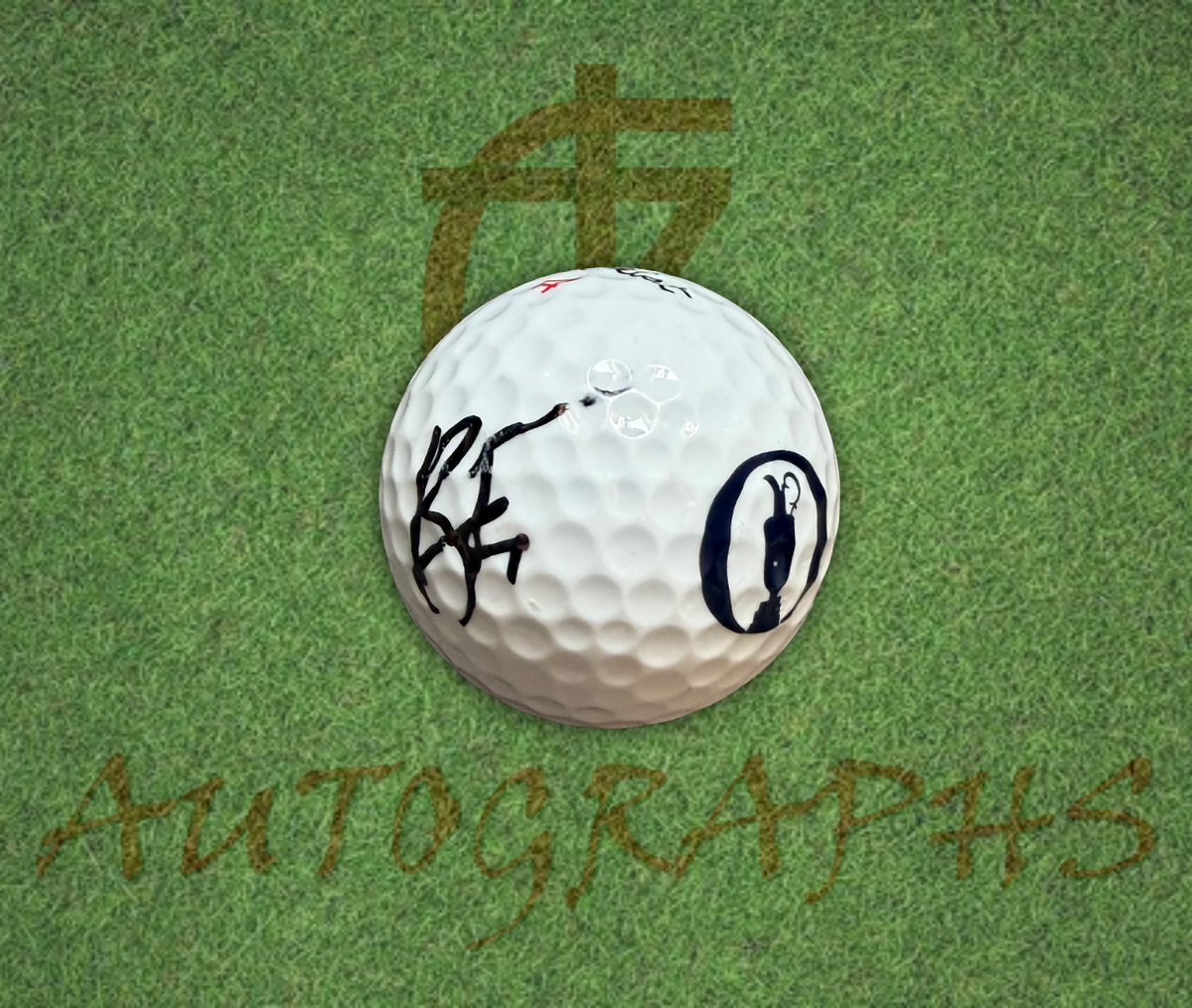 Ryan Fox Signed The Open Golf Ball