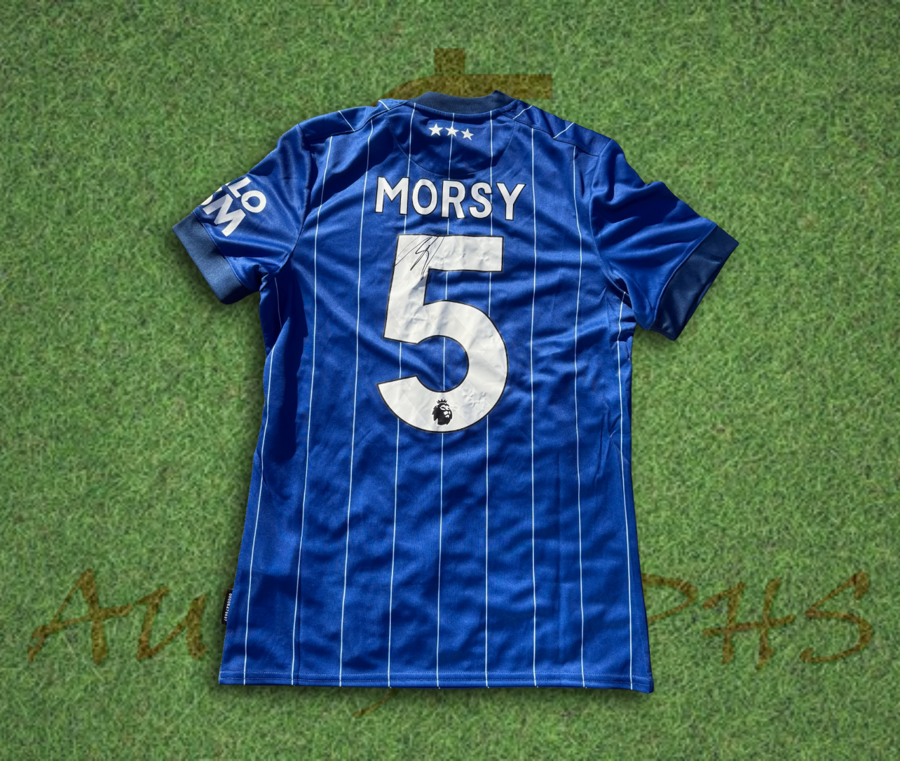 Sam Morsy Signed Ipswich Town F.C 2024/25 Home Shirt 1