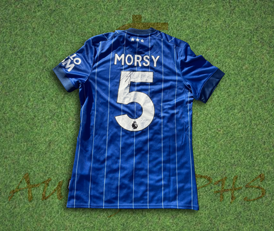 Sam Morsy Signed Ipswich Town F.C 2024/25 Home Shirt 1