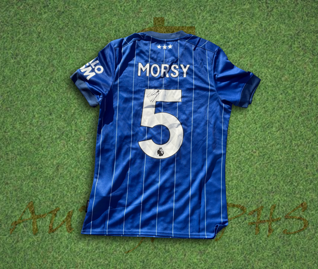 Sam Morsy Signed Ipswich Town F.C 2024/25 Home Shirt 3
