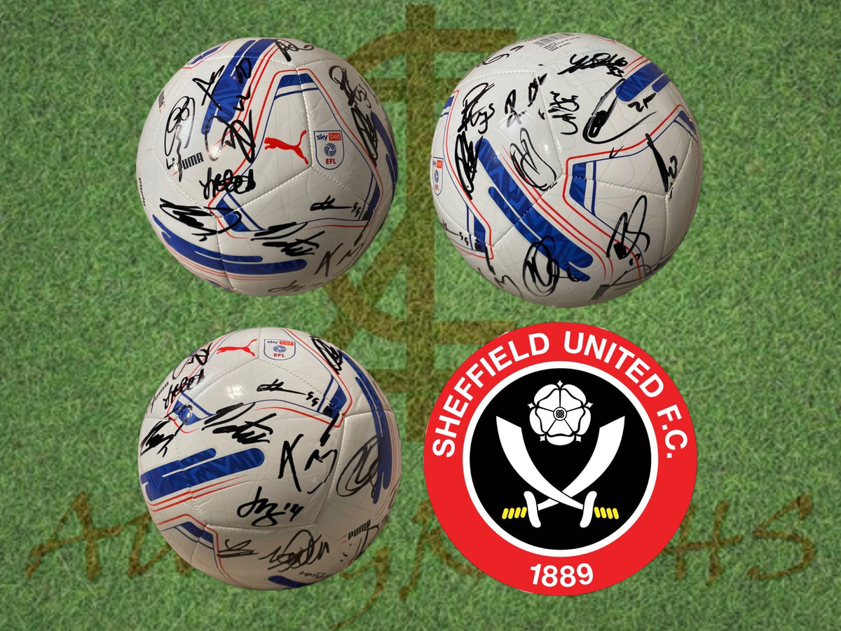 Sheffield United Signed Replica EFL Football 2026/27 Squad Signed