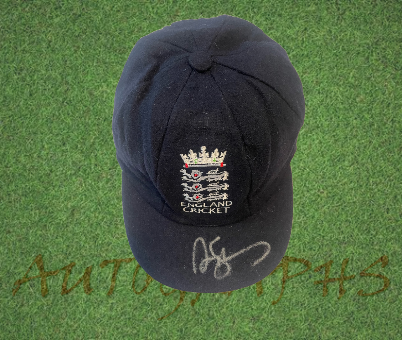 Sir Andrew Strauss signed England Cricket Test Cap-Signed Cricket Cap-ZCL Autographs-ZCL Autographs