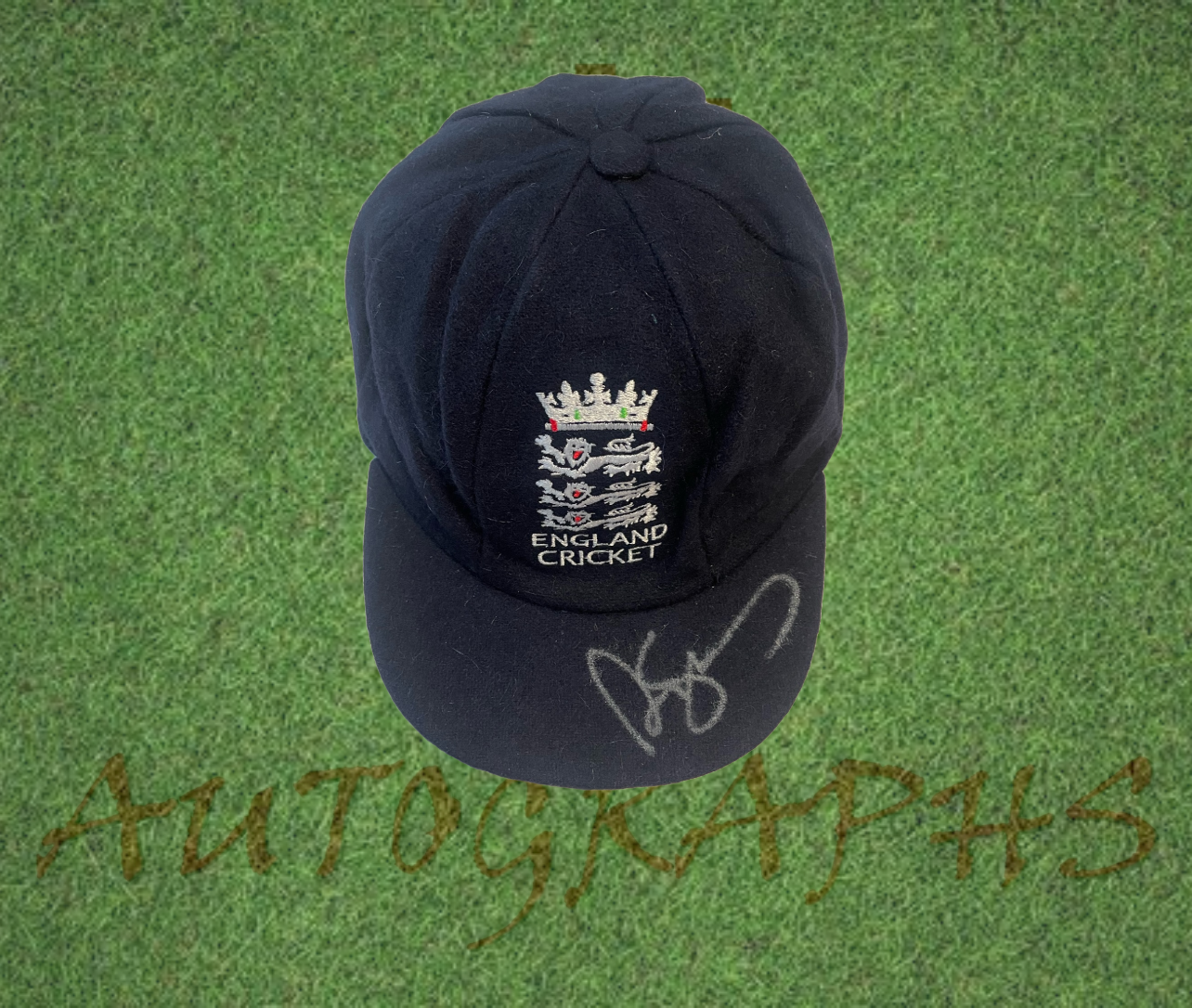 Sir Andrew Strauss signed England Cricket Test Cap-Signed Cricket Cap-ZCL Autographs-Navy (Silver Pen)-ZCL Autographs