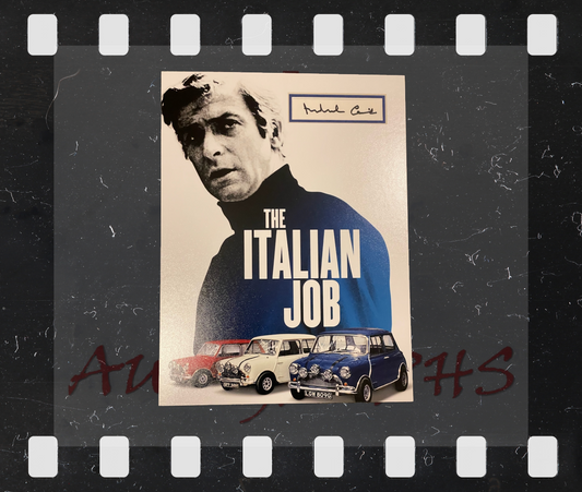 Sir Michael Caine Signed Italian Job Photo Display Mount-Signed Movie Poster Display-ZCL Autographs-ZCL Autographs